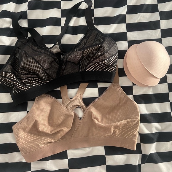 lululemon athletica Other - Lululemon Awake to Lace Bra Bundle – 34D – Cream & Black – Like New